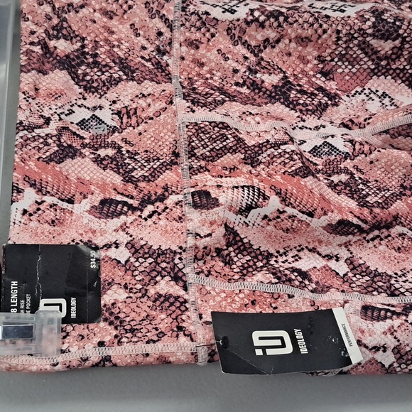 ID Ideology Snake-Print High-Rise 7/8 Compression Leggings Inseam 25" Rise:10" - Picture 5 of 7